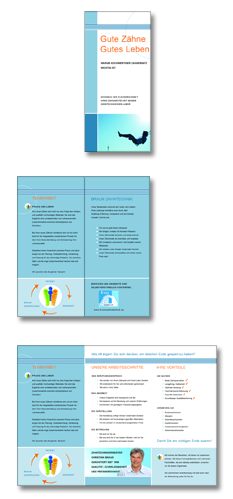 Flyer Deckblatt, Flyer innen
