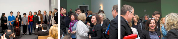 Spotpremiere Equal Pay Day 2012, Filmteam, Senatsfrauen, Publikum